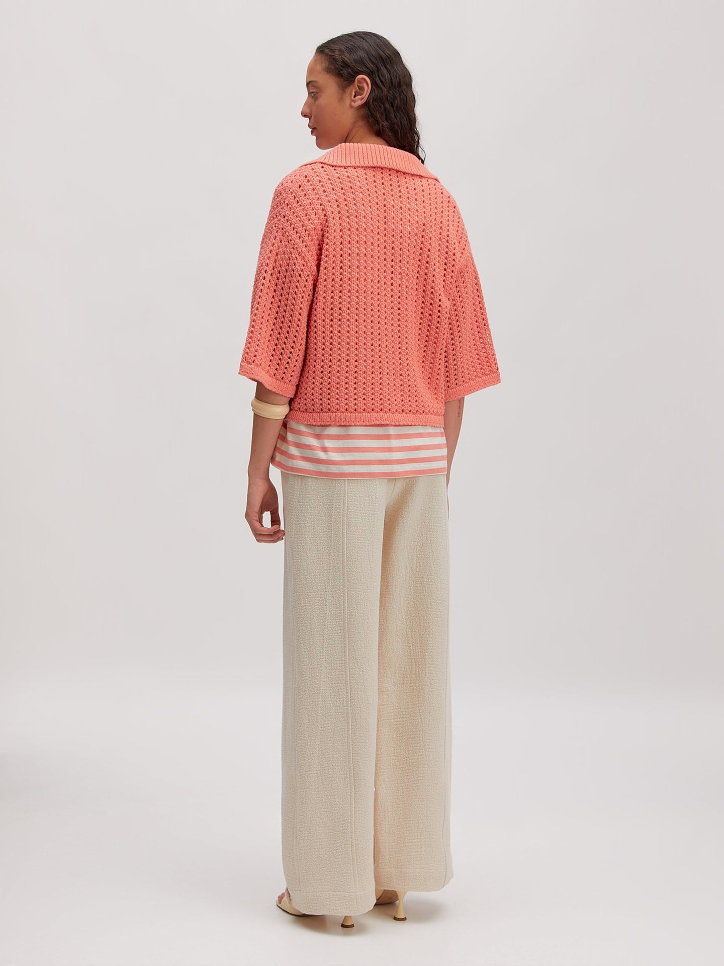 Edited Sarai Polo Jumper Roze Dames