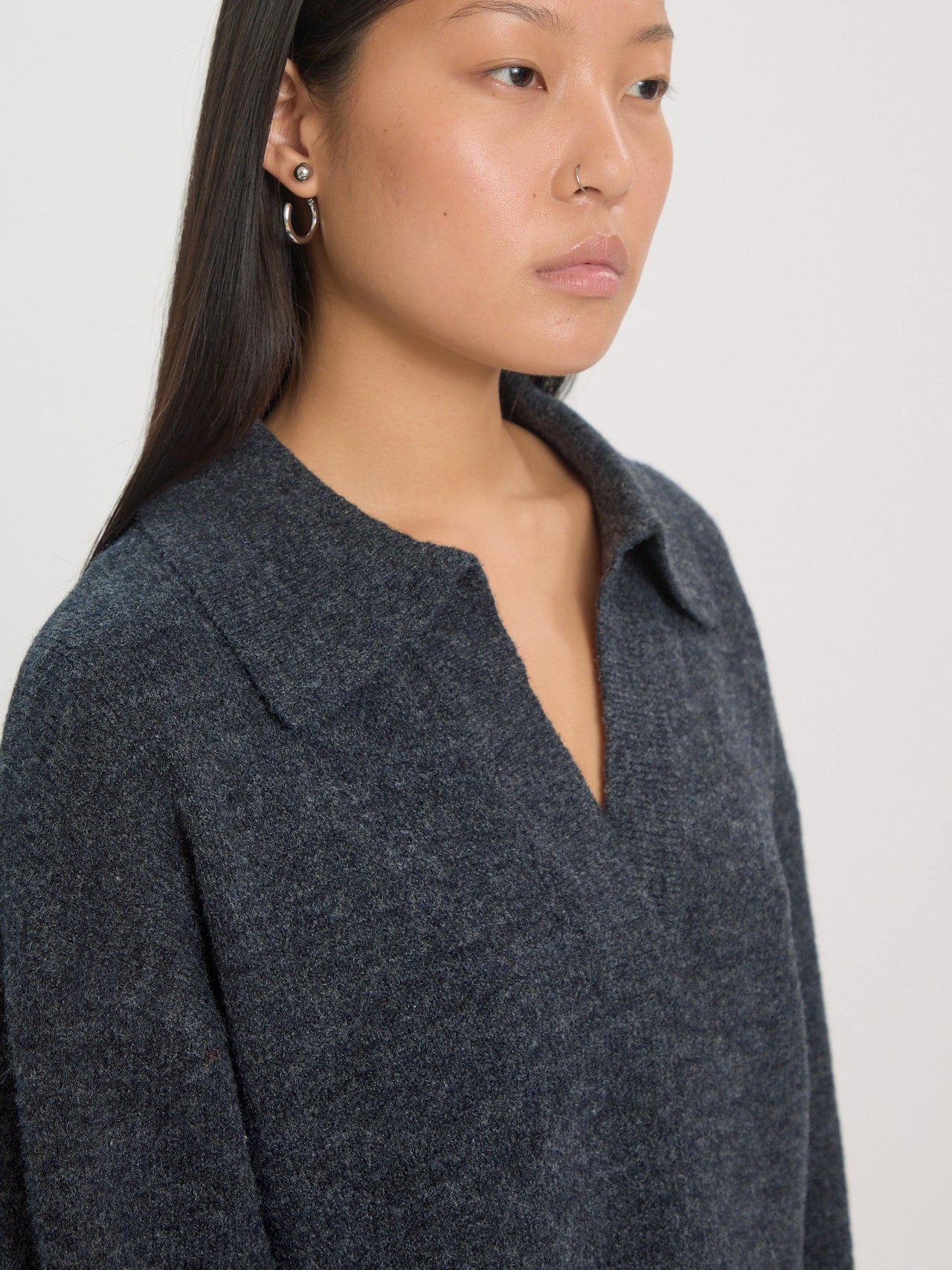 Edited Taria Jumper Donkergrijs Dames