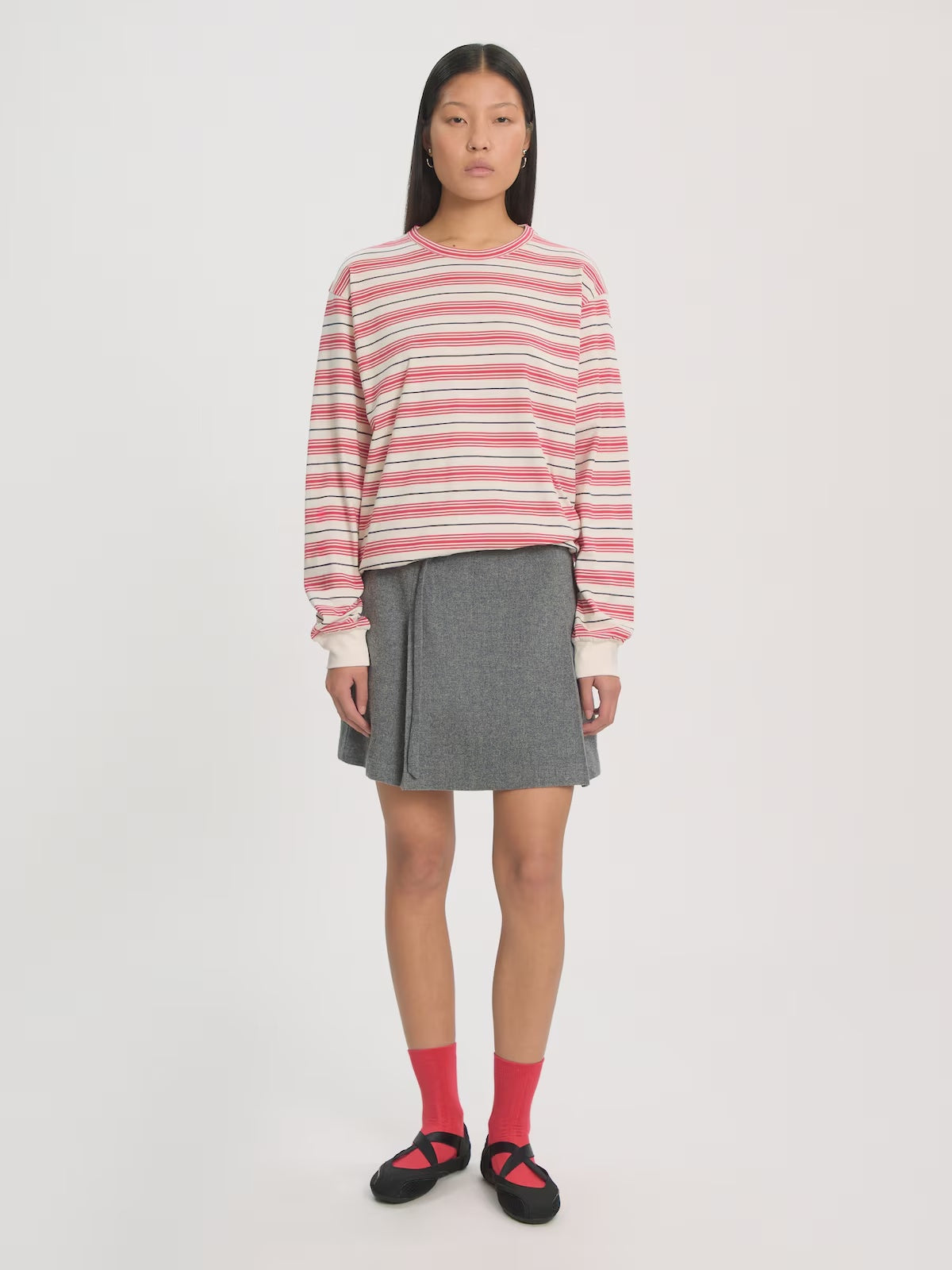 Edited Vala Ls Tee Rood Dames