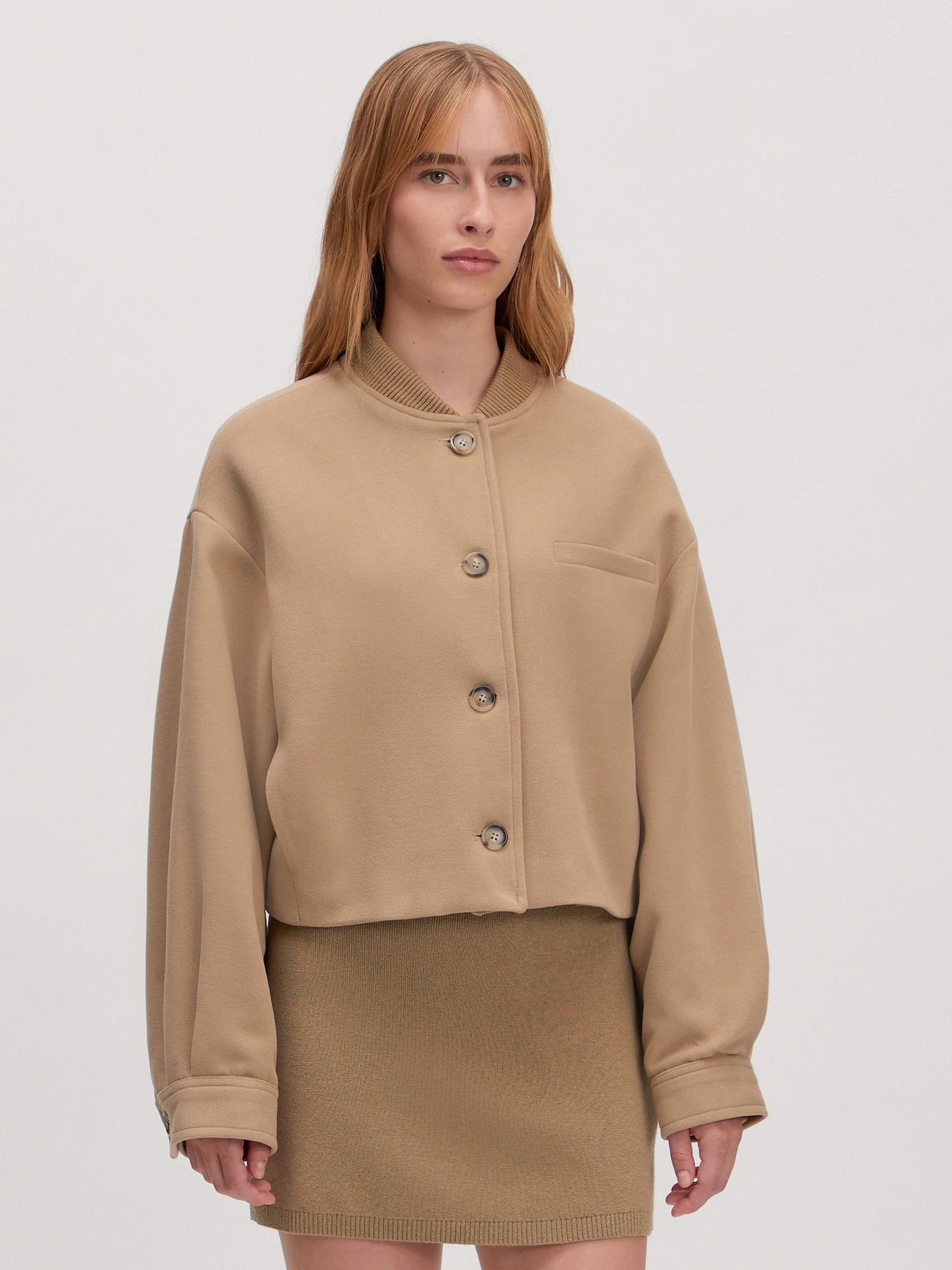 Edited Valja Jacket Lichtbruin Dames