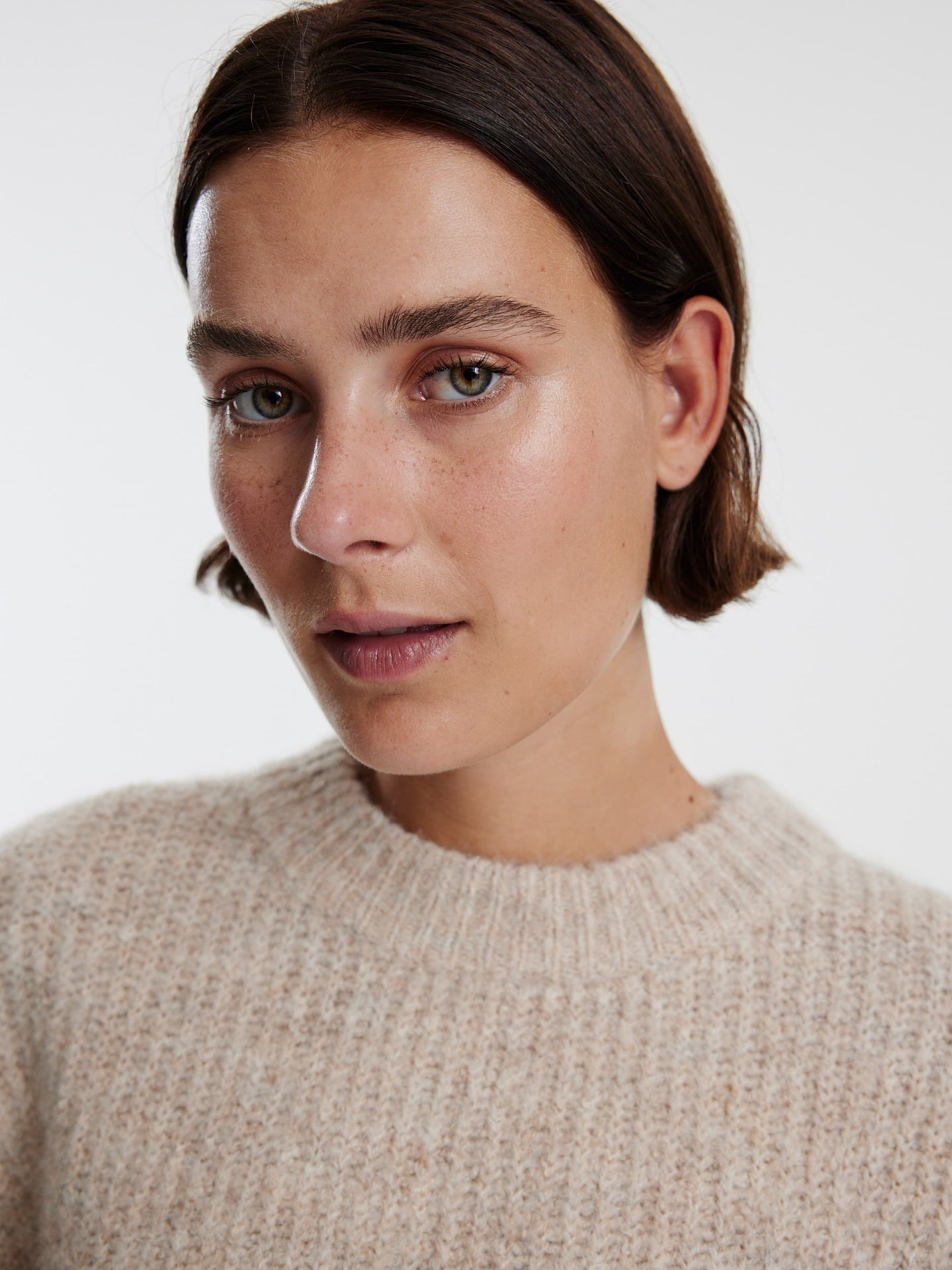 Edited Yella Jumper Lichtbruin Dames