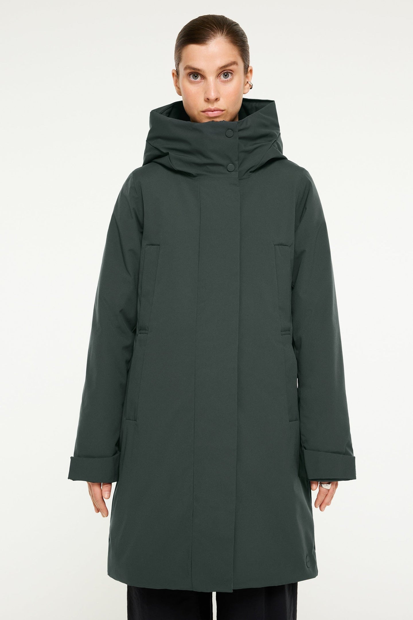 Elvine Eline Parka Donkergroen Dam