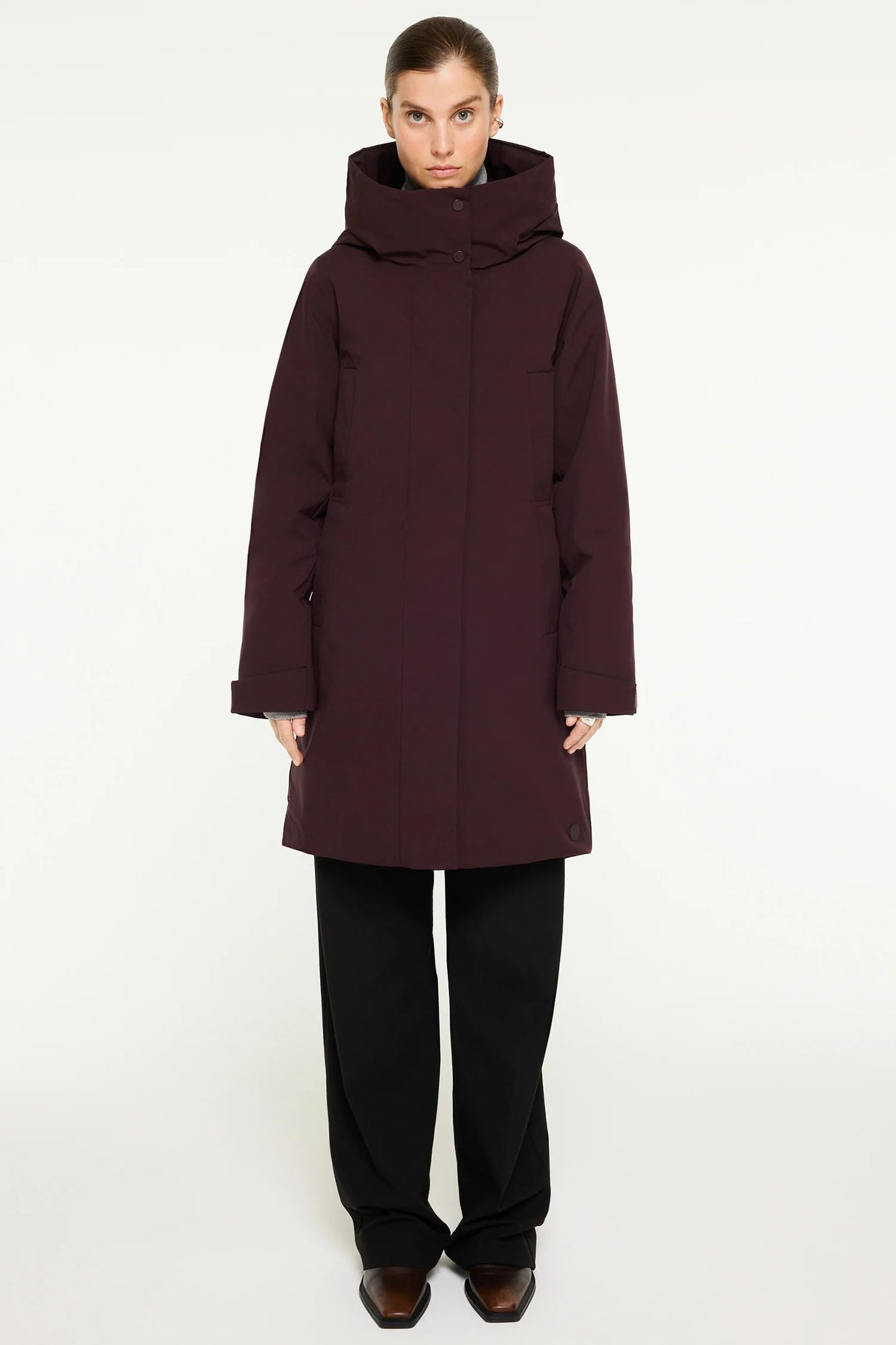 Elvine Eline Parka Donkerrood Dames