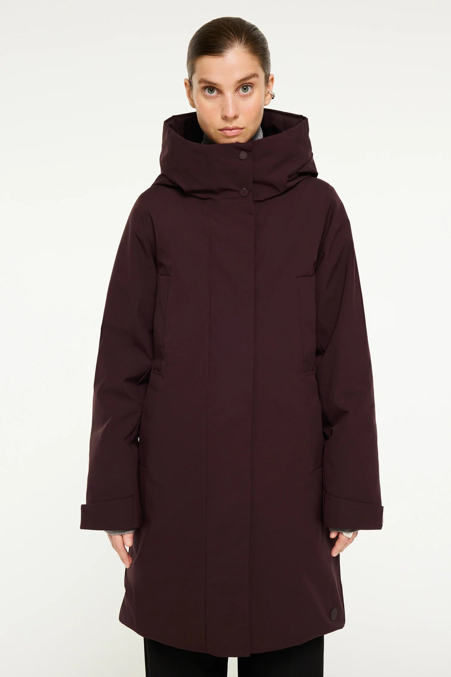 Elvine Eline Parka Donkerrood Dames