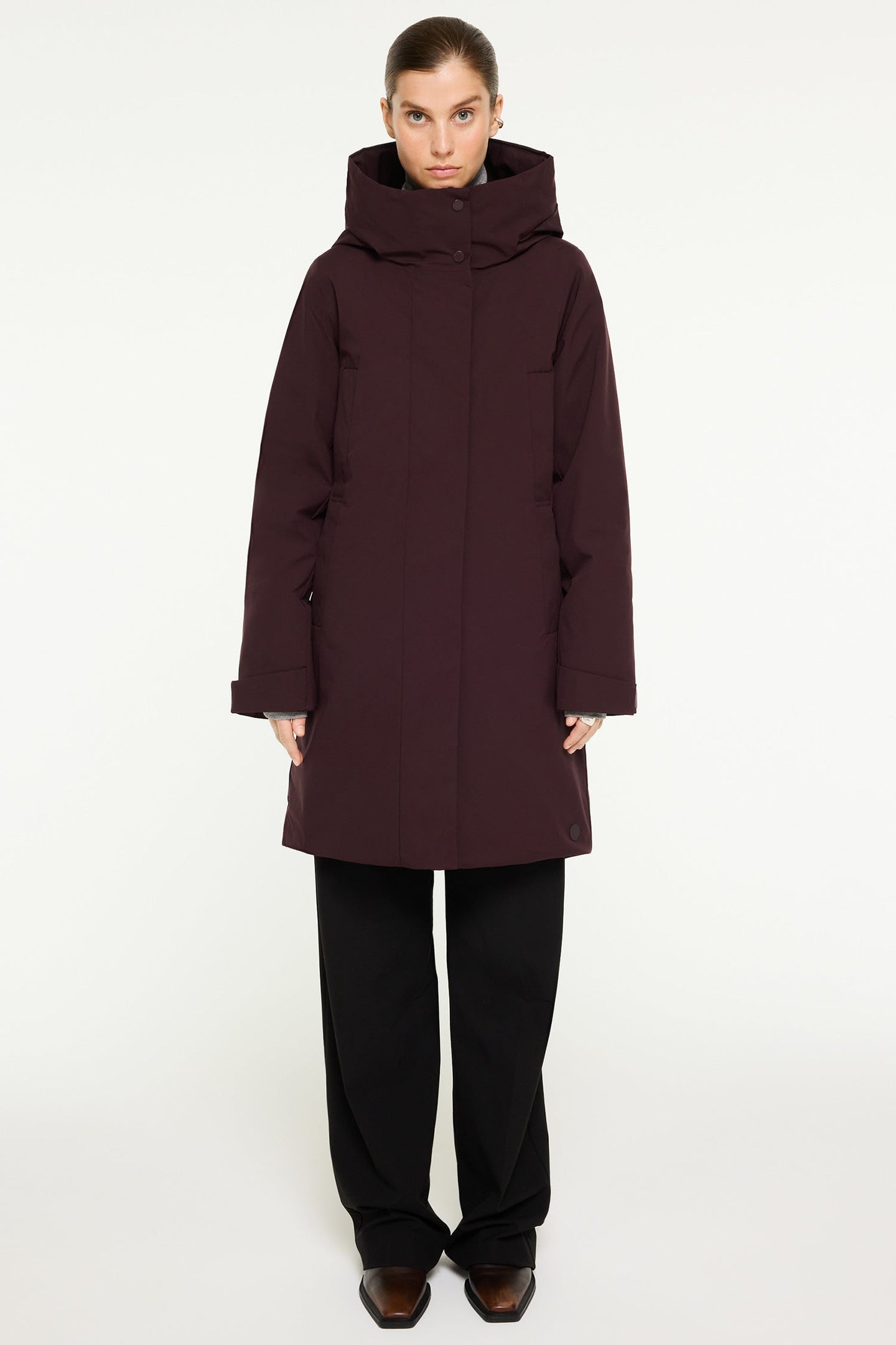 Elvine Eline Parka Donkerrood Dames
