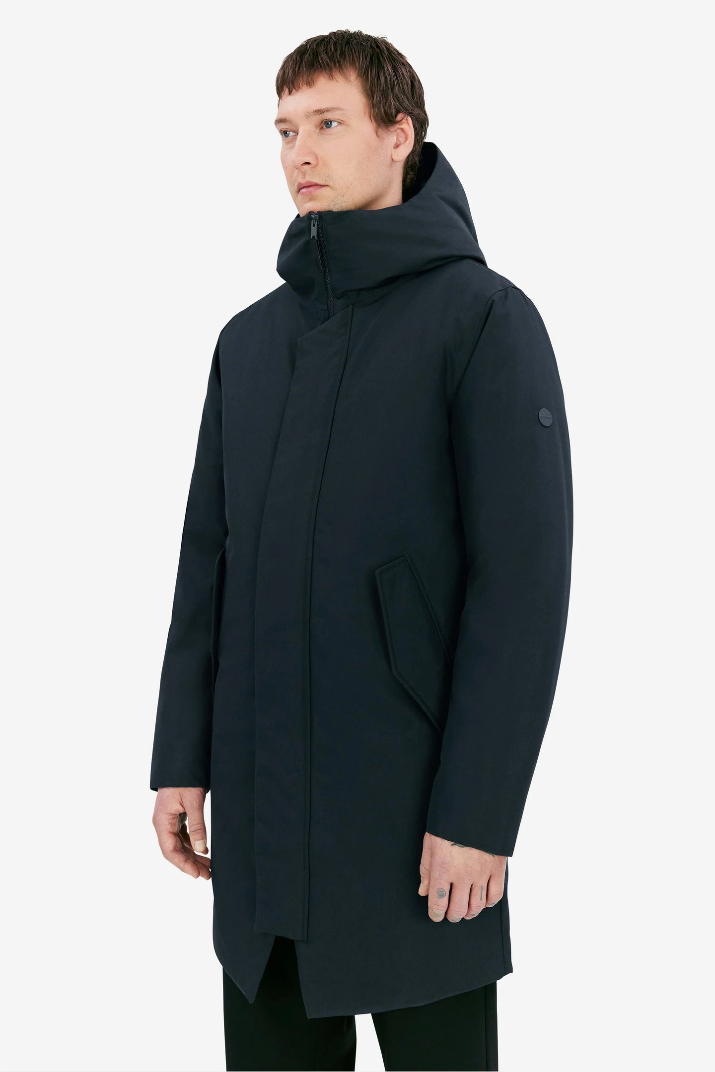 Elvine Gunter Parka Donkerblauw Heren