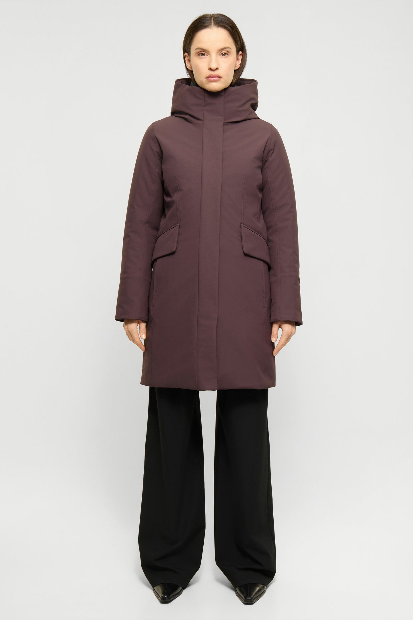 Elvine Sophie Parka Donkerrood Dames