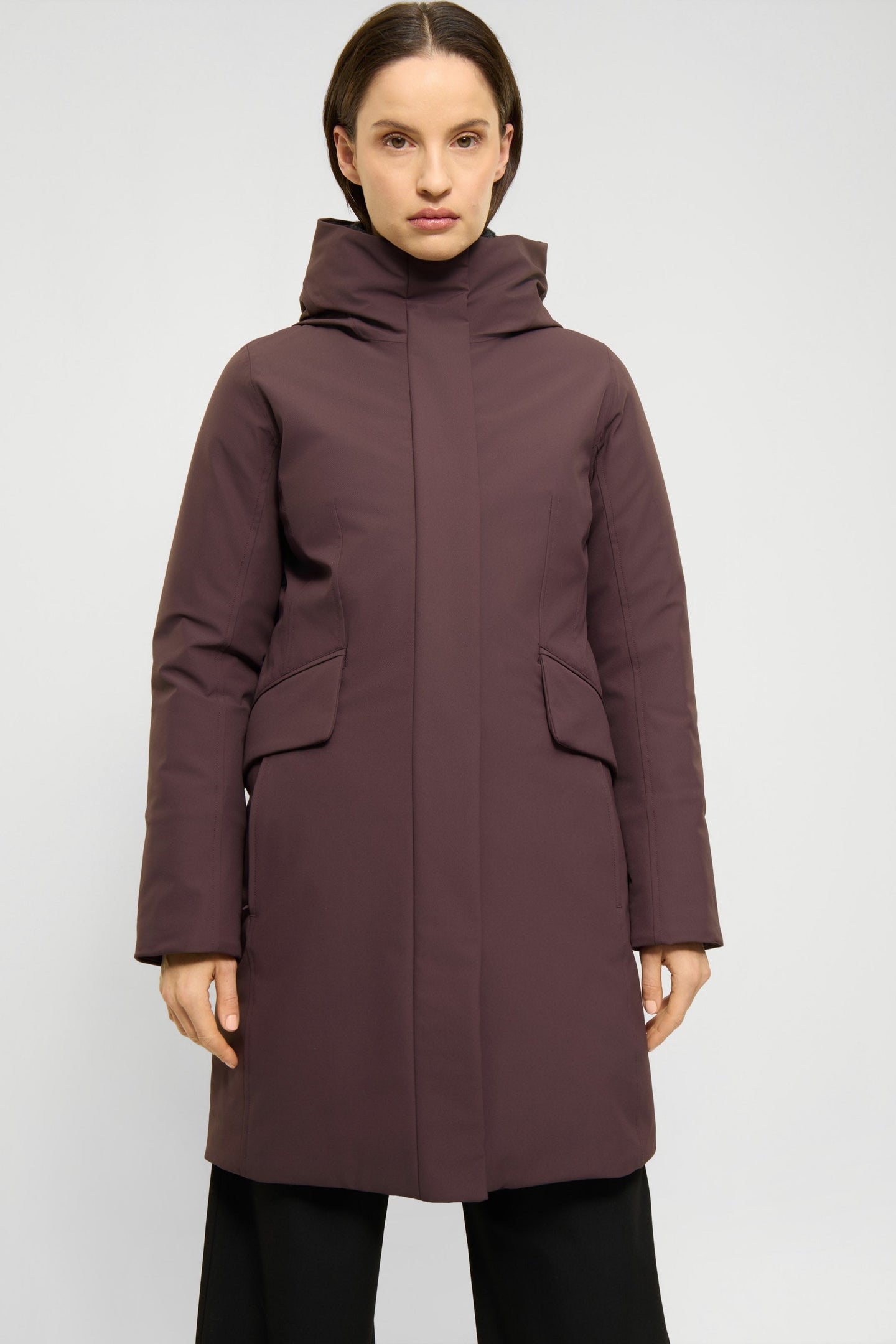 Elvine Sophie Parka Donkerrood Dames