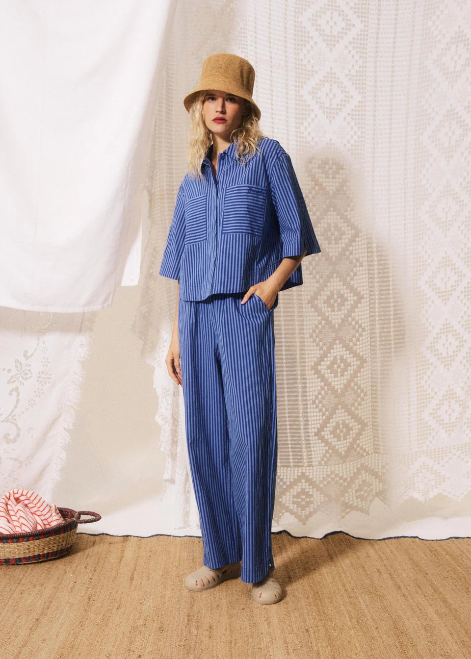 FRNCH Anna Blouse Blauw Dames