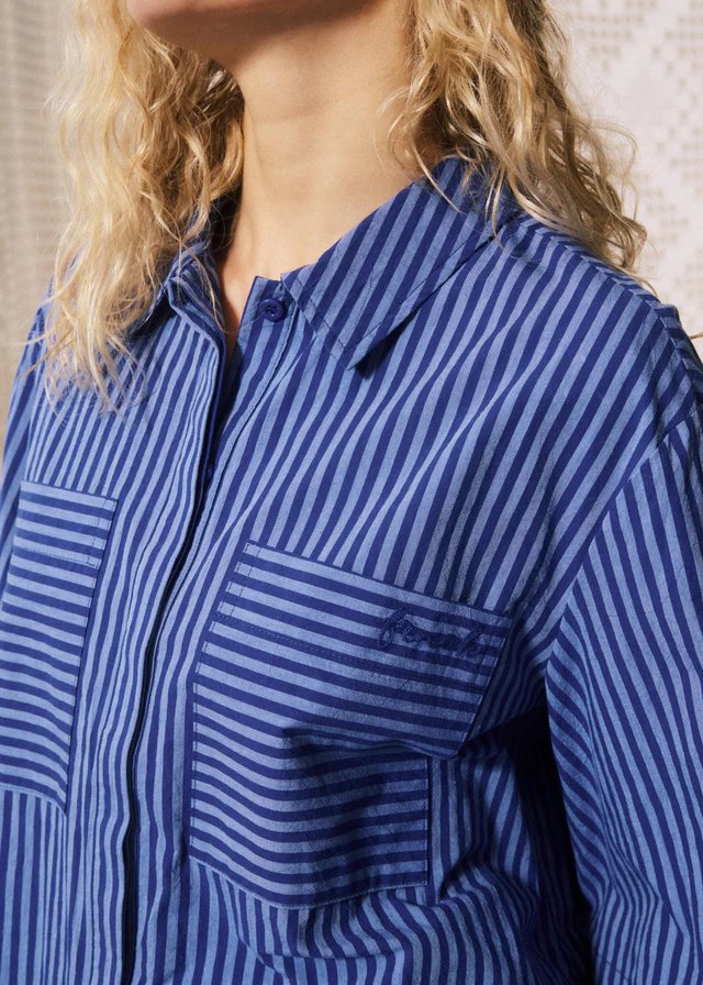 FRNCH Anna Blouse Blauw Dames
