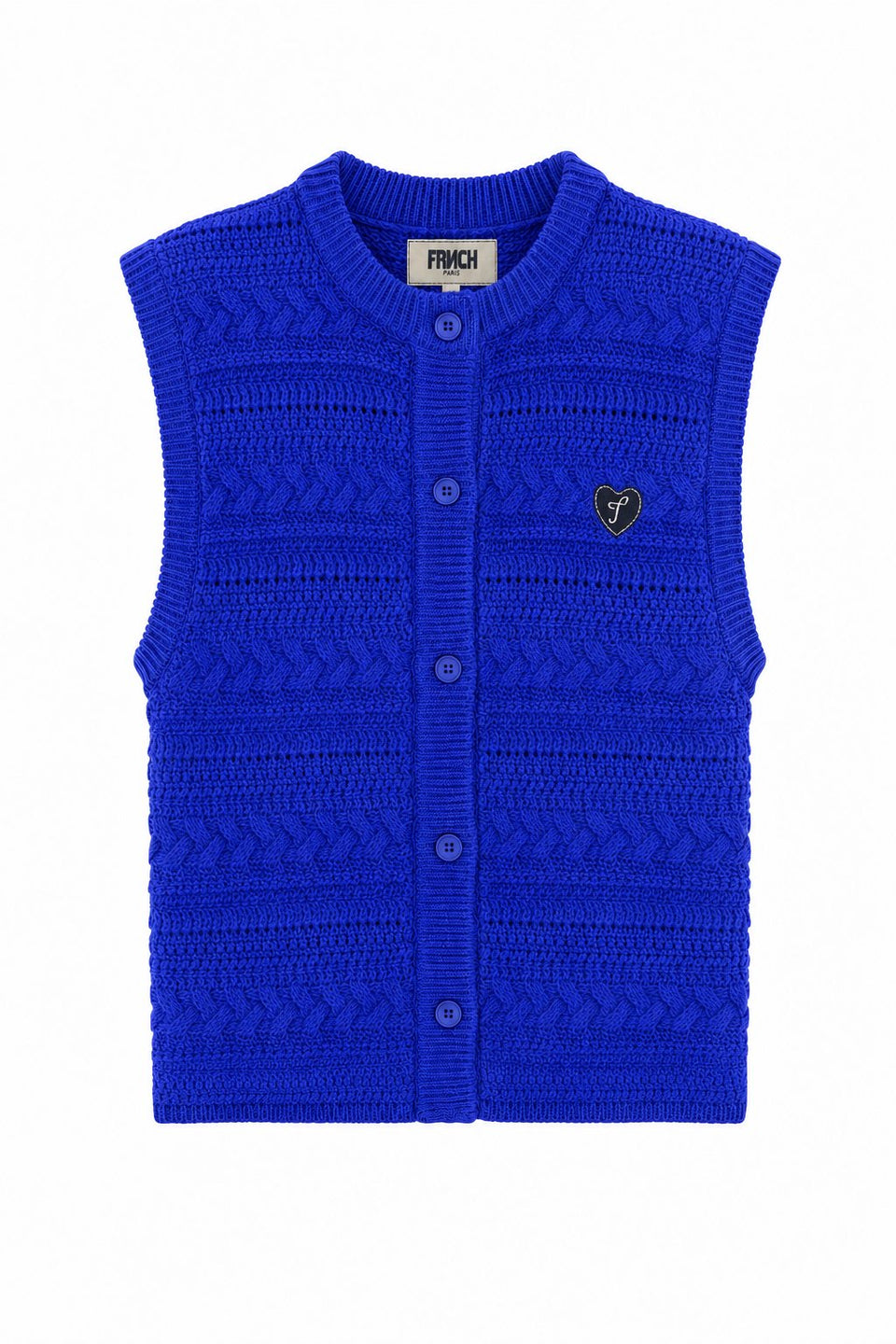 FRNCH Cardigan Miryang Blauw Dames