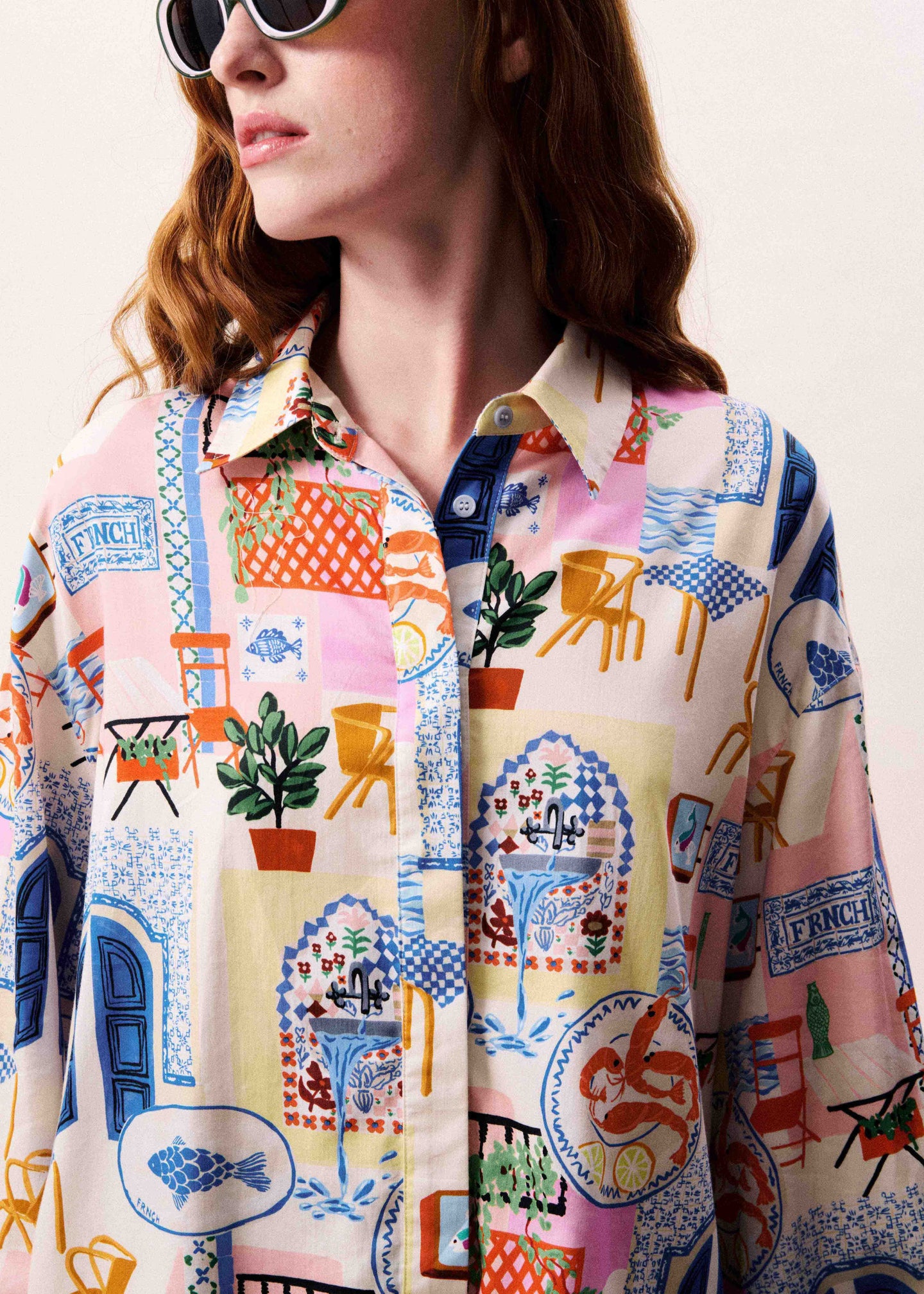 FRNCH Chemise Topaze Multicolor Dames