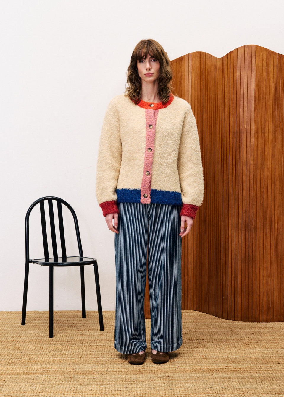 FRNCH Cyclamen Cardigan Wit Dames