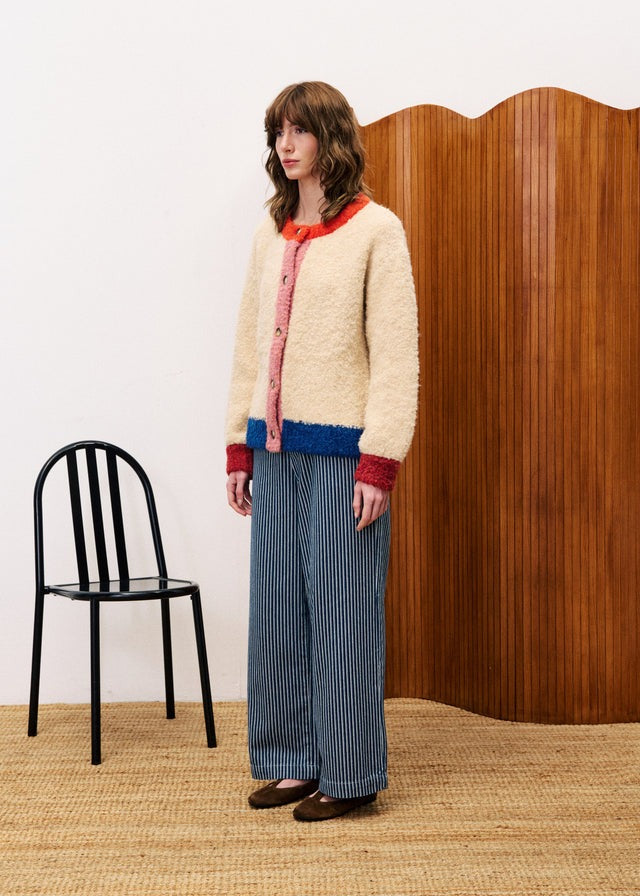 FRNCH Cyclamen Cardigan Wit Dames