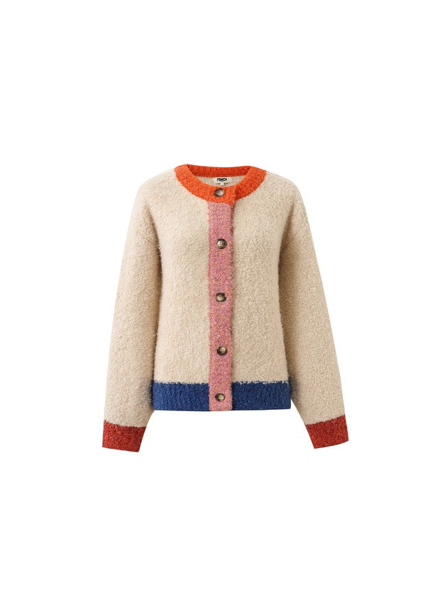 FRNCH Cyclamen Cardigan Wit Dames