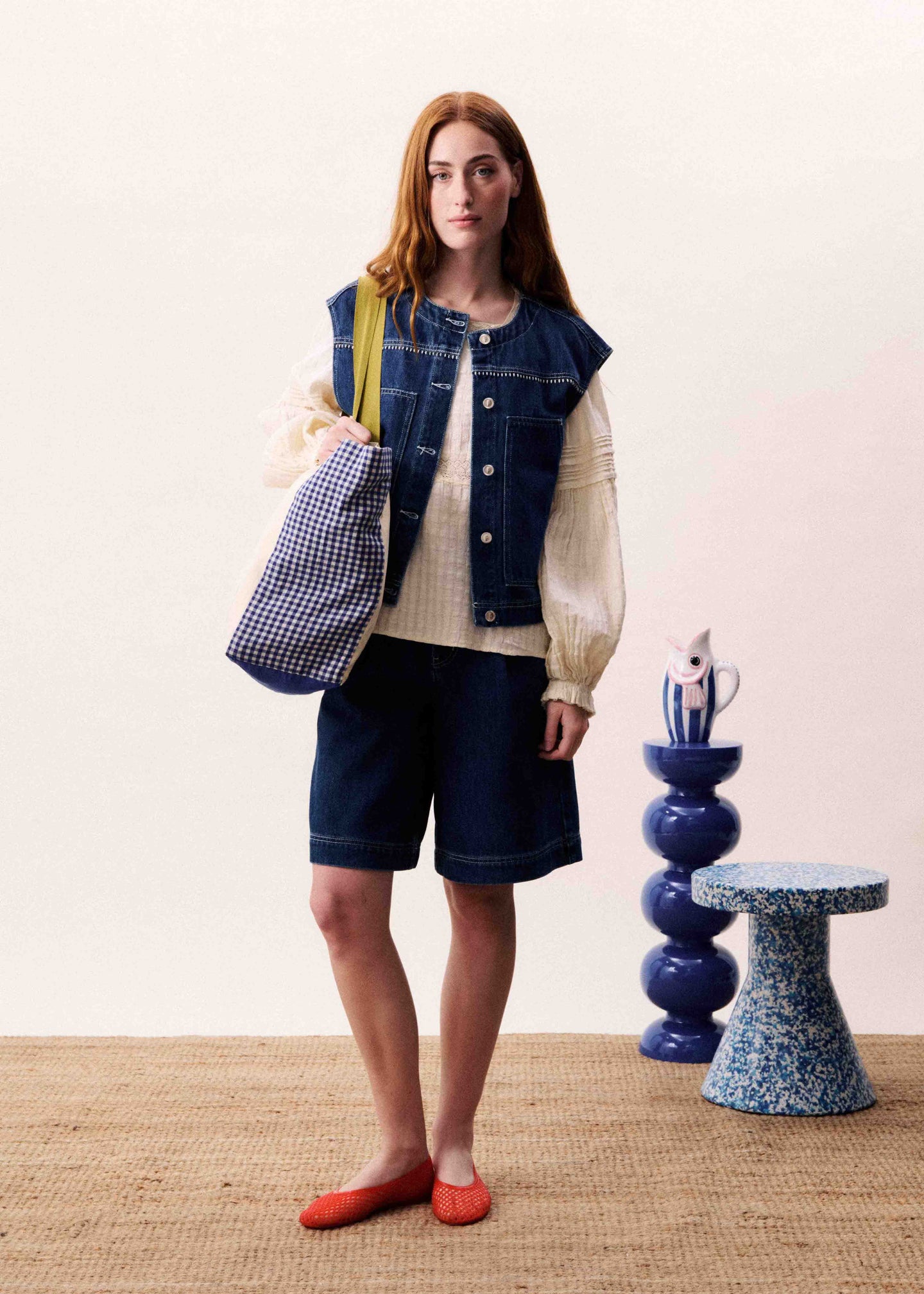 FRNCH Gilet Victory Donkerblauw Dames