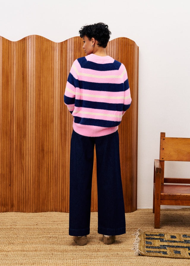 FRNCH Himalayen Pull Roze Dames