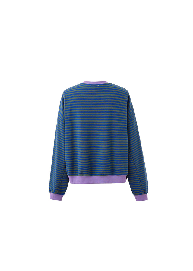 FRNCH Match Sweatshirt Blauw Dames