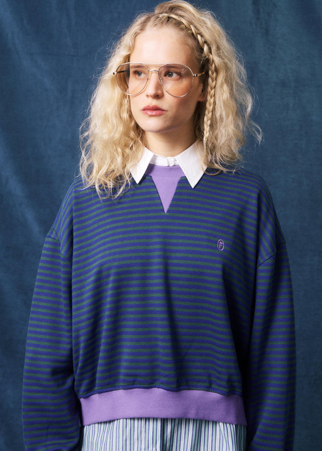 FRNCH Match Sweatshirt Blauw Dames
