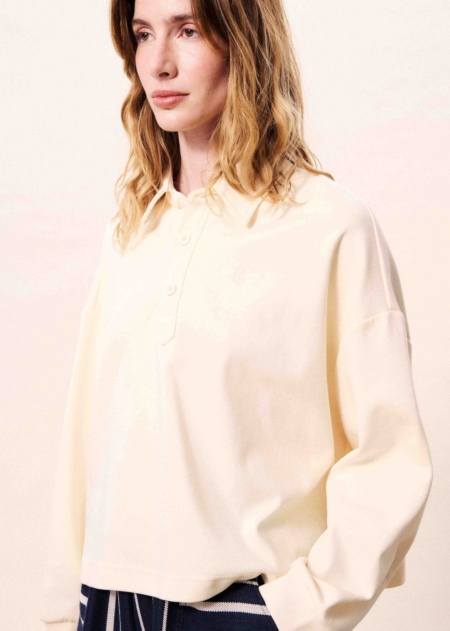 FRNCH Polo Larimar Wit Dames