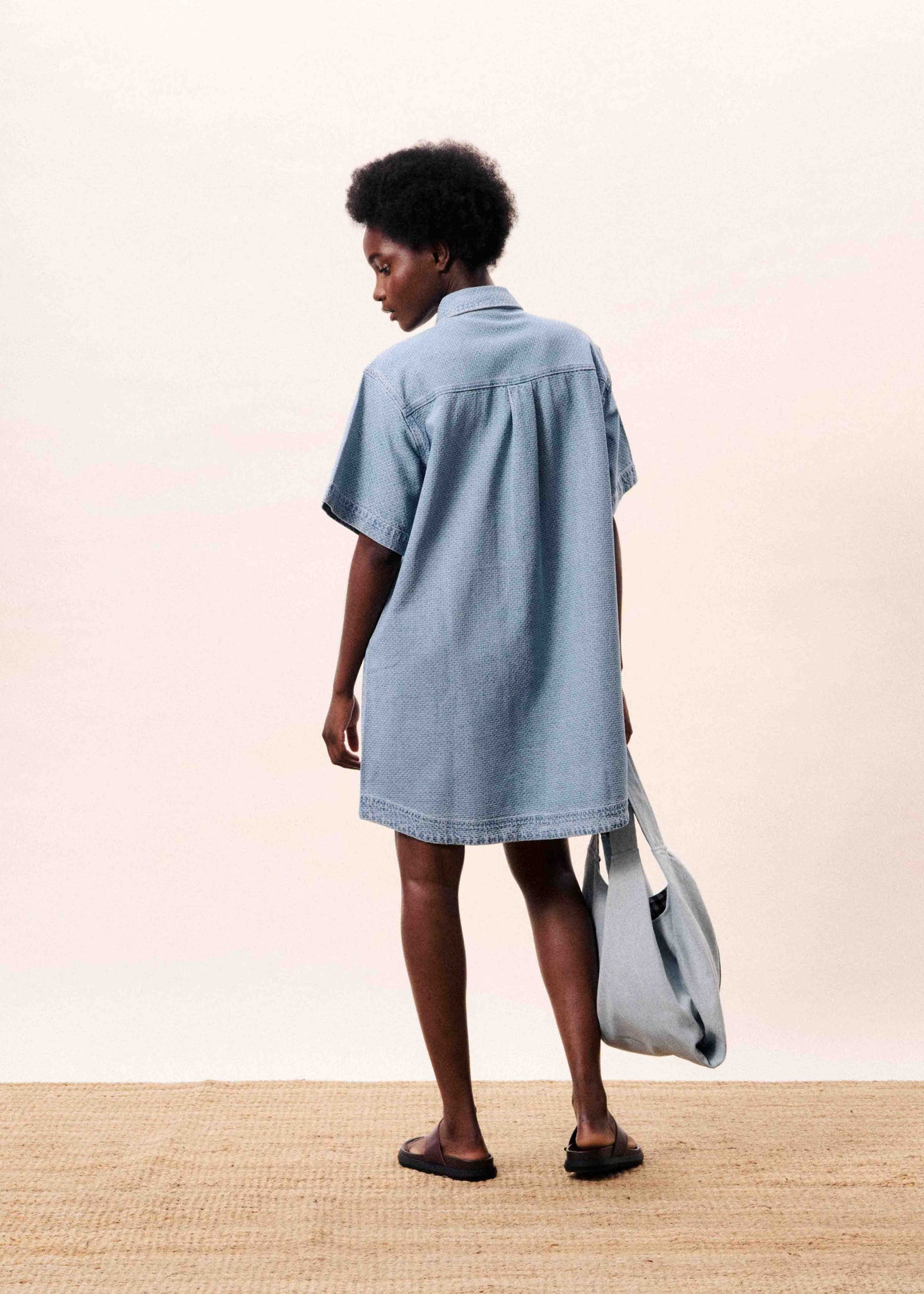 FRNCH Robe Beryl Blauw Dames