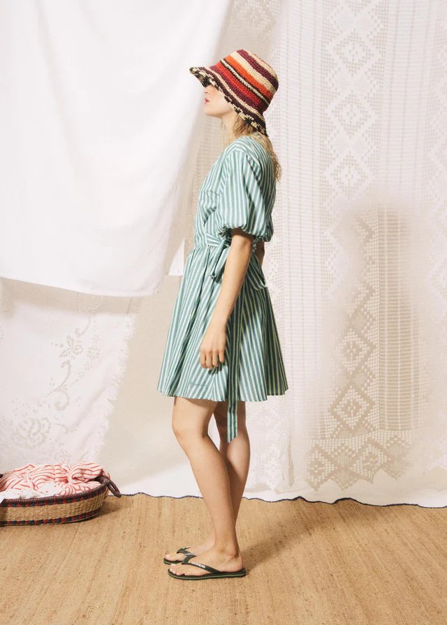 FRNCH Sossio Dress Groen Dames