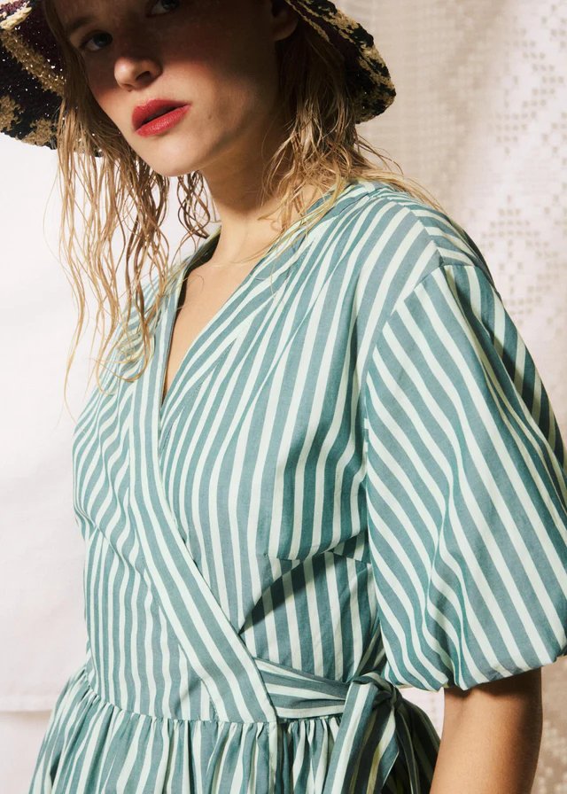 FRNCH Sossio Dress Groen Dames
