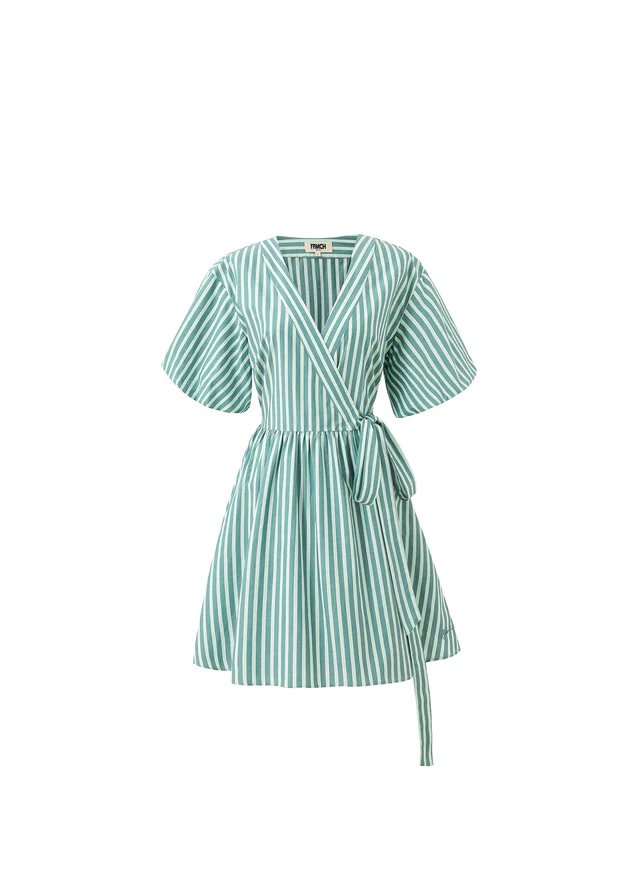 FRNCH Sossio Dress Groen Dames