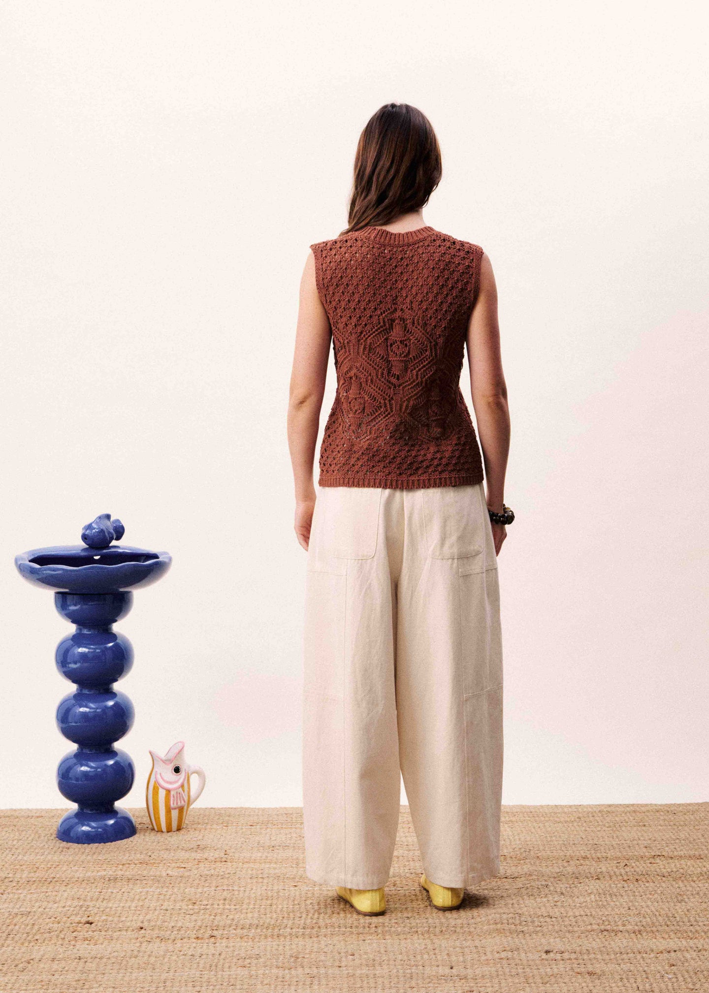 FRNCH Top Nila Donkerrood Dames