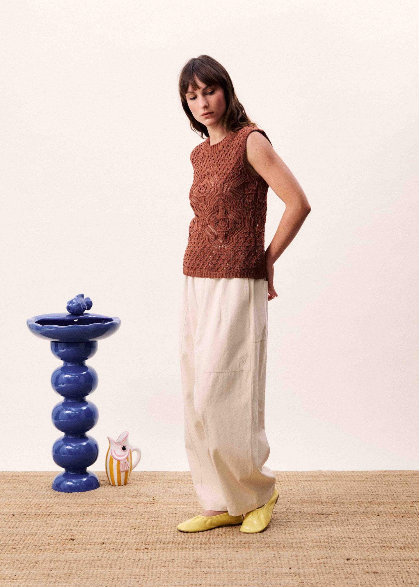 FRNCH Top Nila Donkerrood Dames