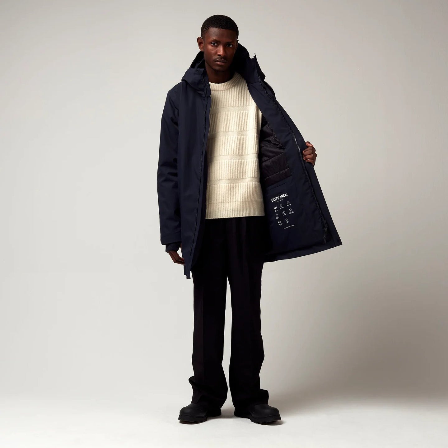 GoFranck Cielo Parka Donkerblau