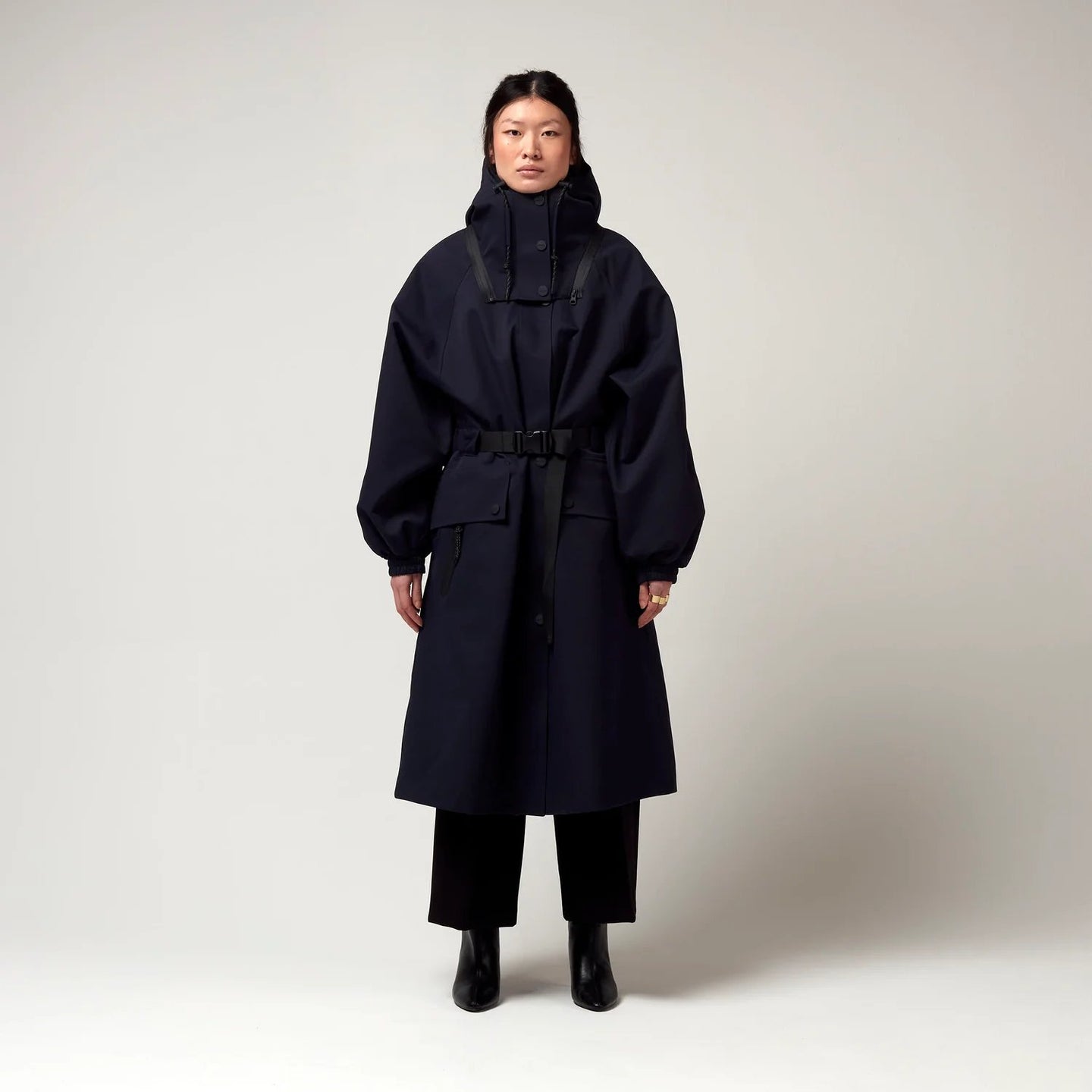 GoFranck Indra Coat Donkerblauw Dames