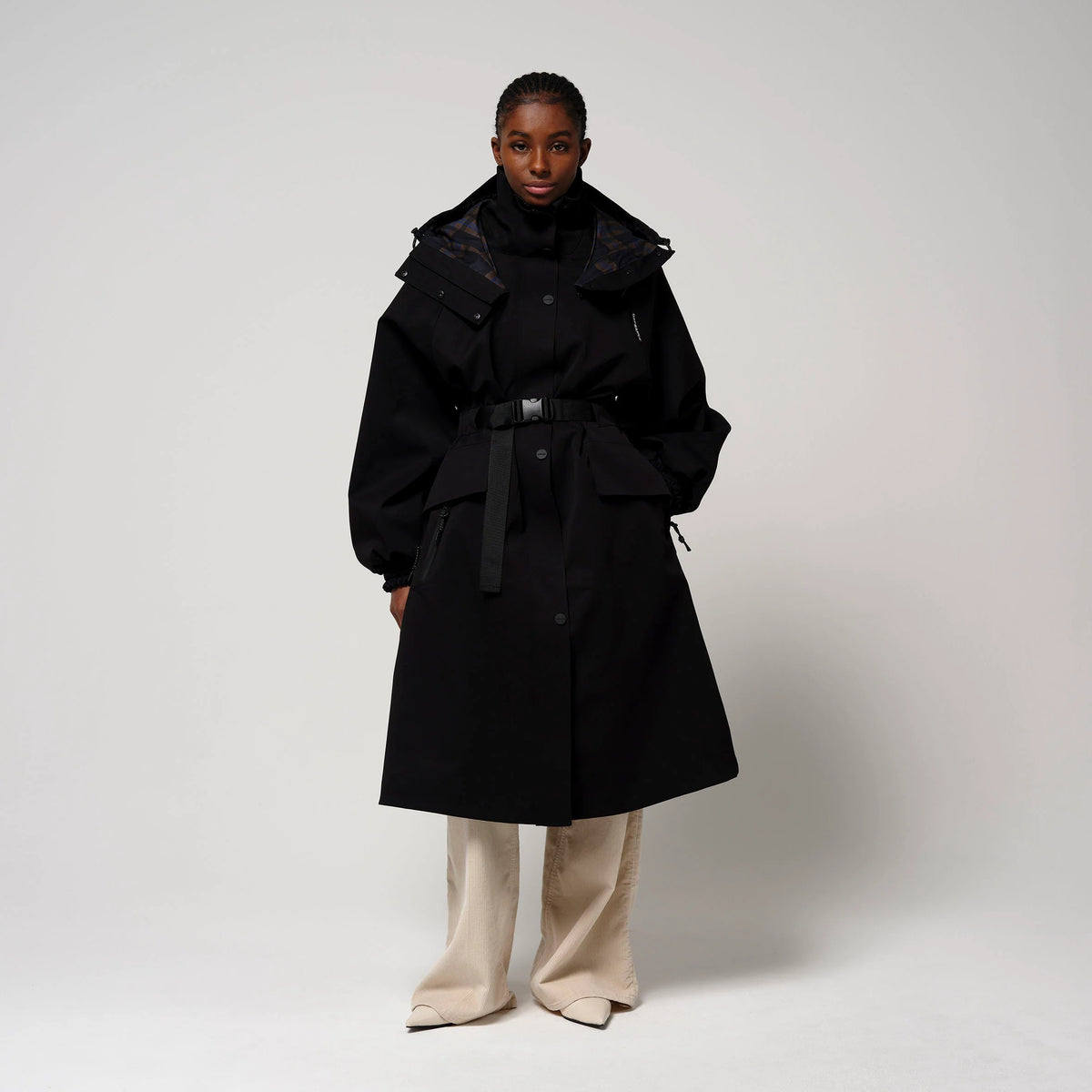GoFranck Indra Coat Zwart Dames