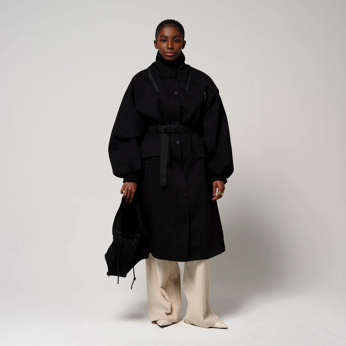 GoFranck Indra Coat Zwart Dames