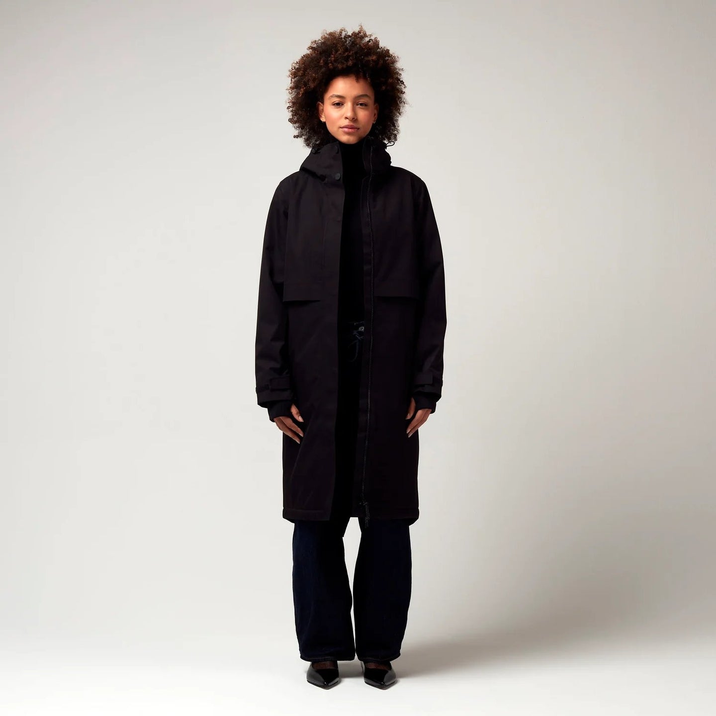 GoFranck Nebula Parka Zwart Dames