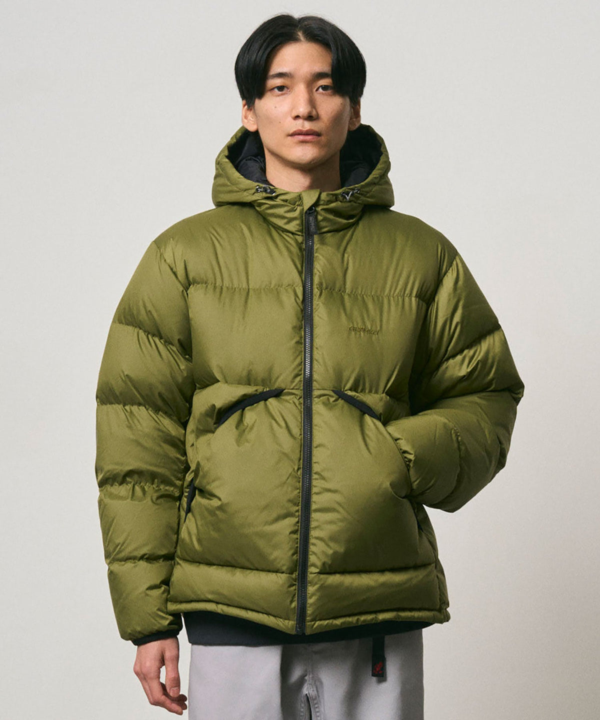 Gramicci Coldfront Hooded Down Jacket Groen Heren