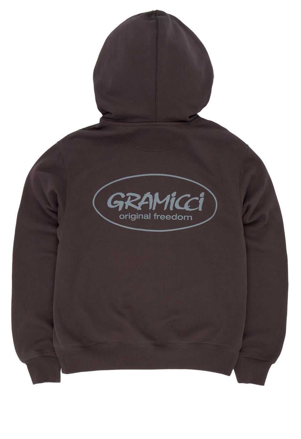 Gramicci Original Freedom Zip Hooded Sweatshirt Donkerbruin Heren