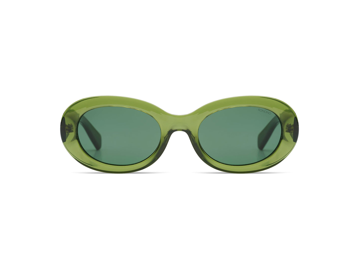 Komono Luna Sunglasses Donkergroen Unisex