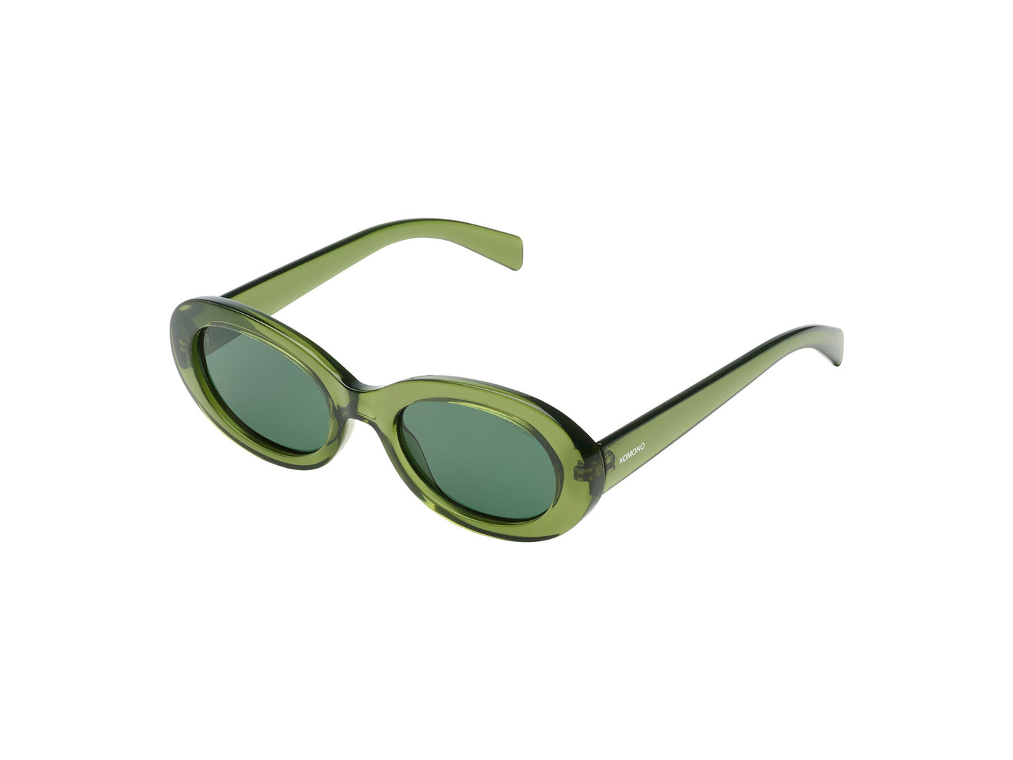 Komono Luna Sunglasses Donkergroen Unisex