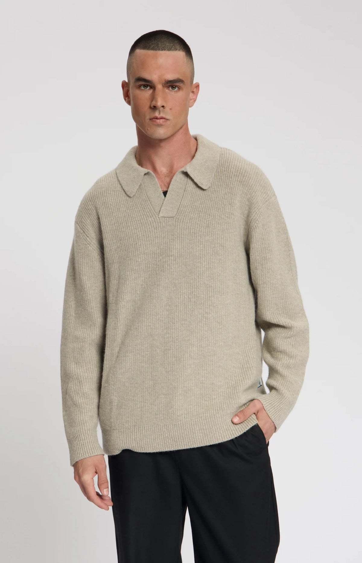 Ares polo knit