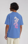 Law Of The Sea Currents Artwork Tee Blauw Heren