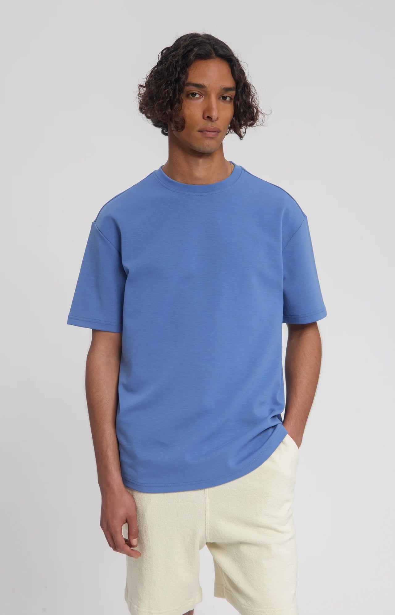 Law Of The Sea Currents Artwork Tee Blauw Heren