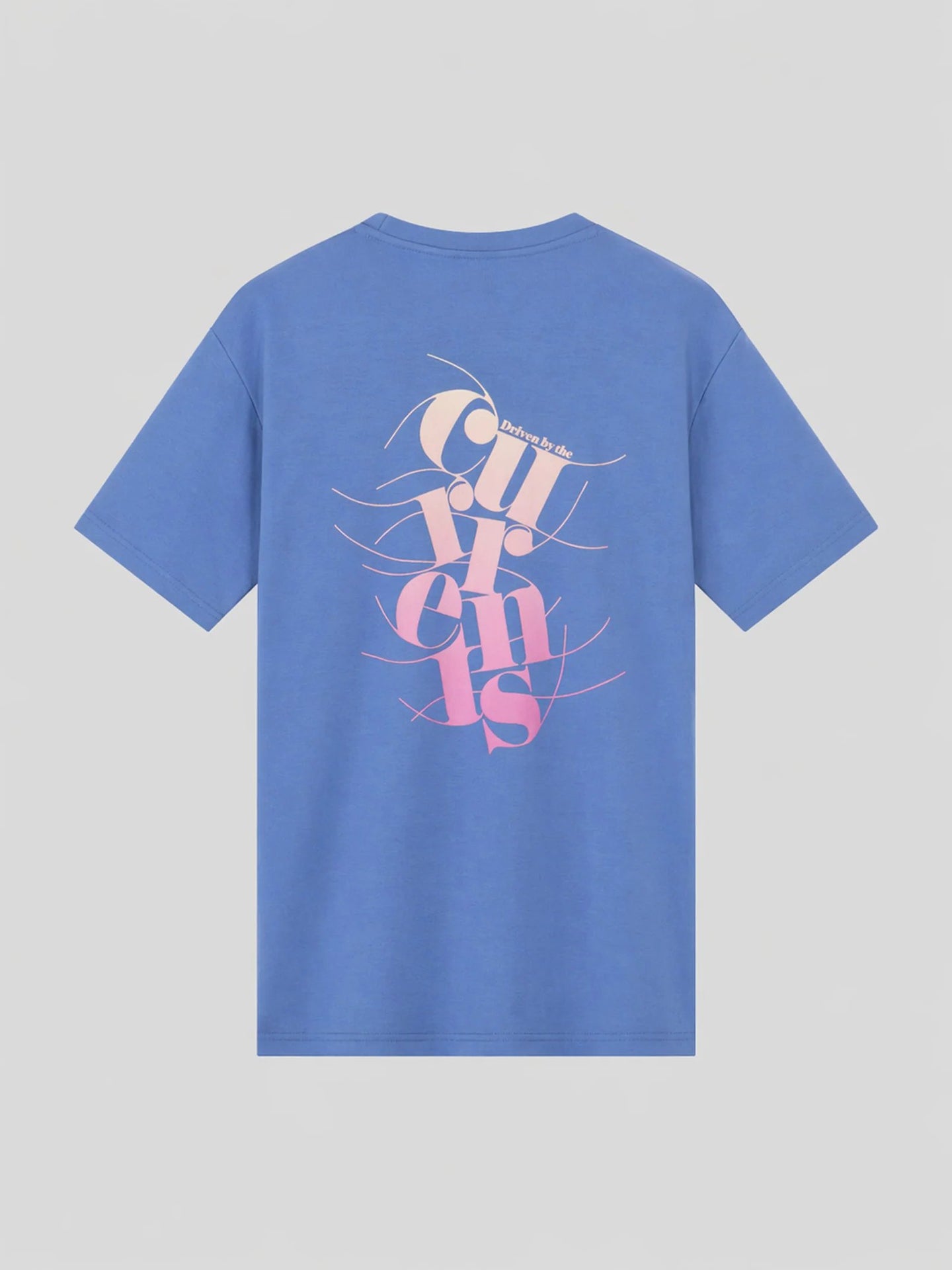 Law Of The Sea Currents Artwork Tee Blauw Heren