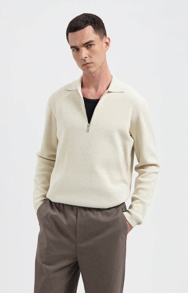 Law Of The Sea Lapetus Halfzip Knit Wit Heren