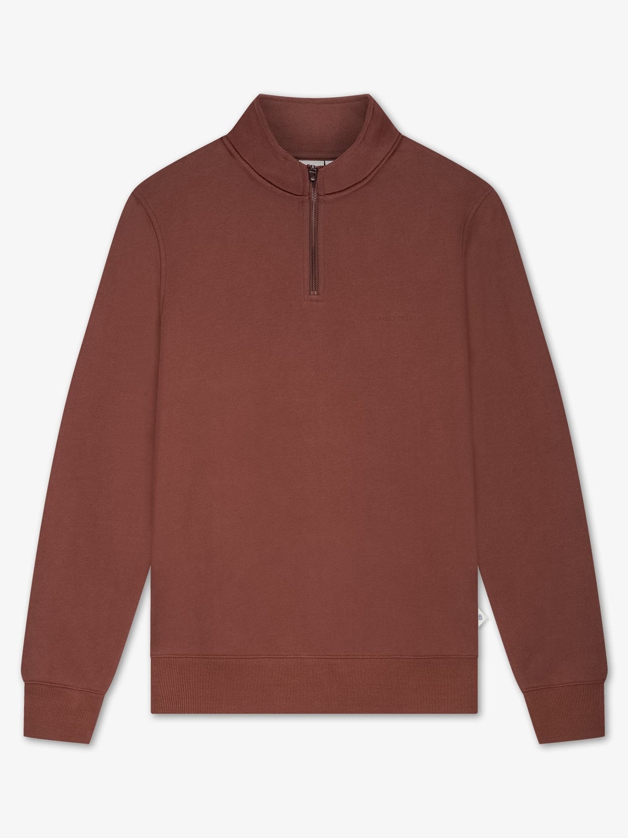 Law Of The Sea Mind Halfzip Sweat Donkerrood Heren