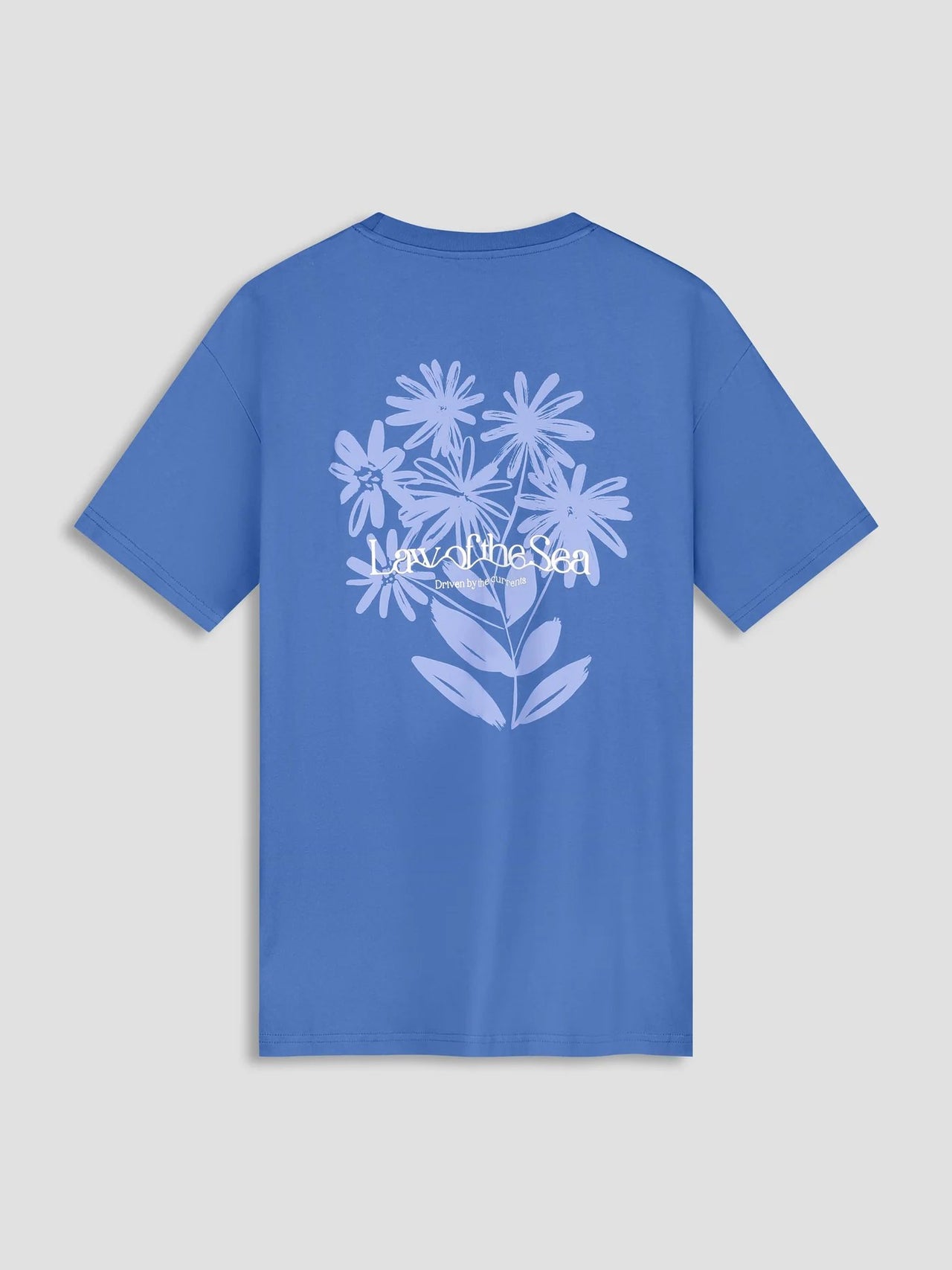 Law Of The Sea Petals Artwork Tee Blauw Heren