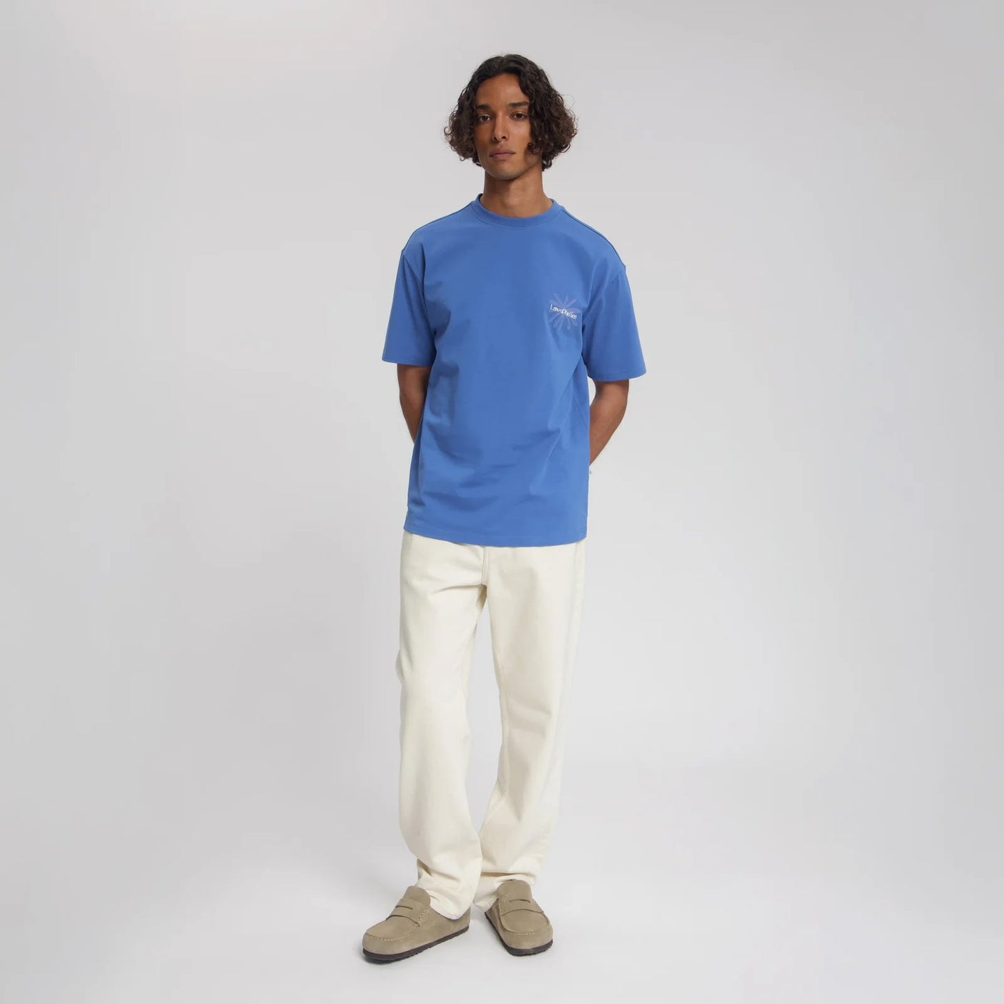Law Of The Sea Petals Artwork Tee Blauw Heren