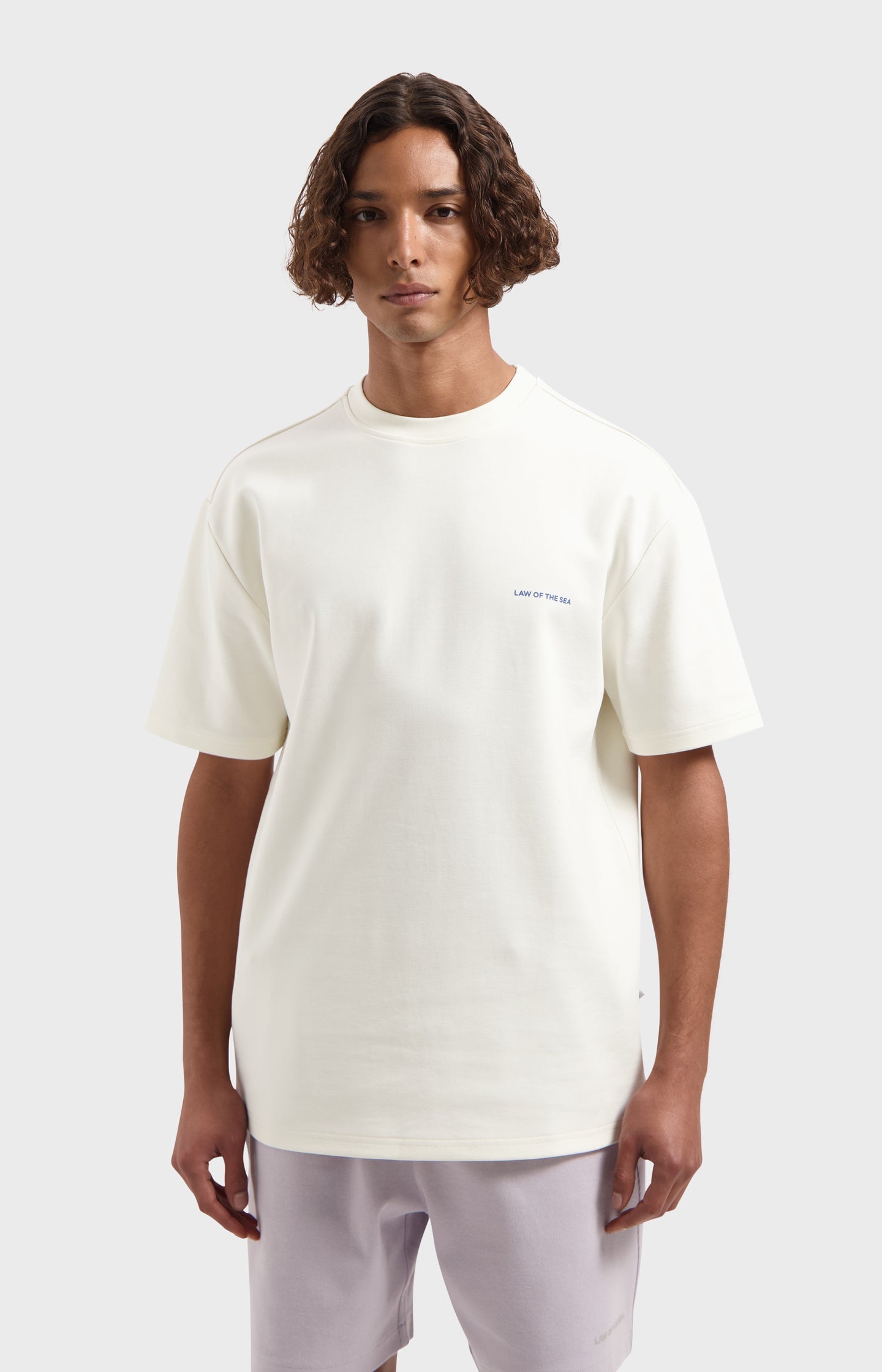Law Of The Sea Salt Flats Tee Wit Heren