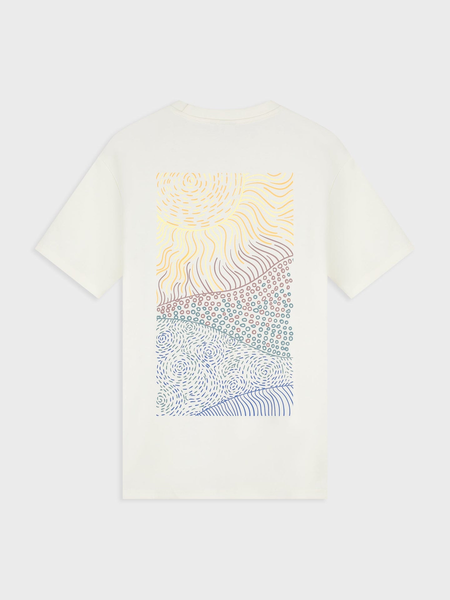 Law Of The Sea Salt Flats Tee Wit Heren