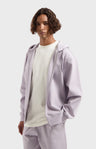 Law Of The Sea Sylven Zipped Hooded Sweat Lichtpaars Heren